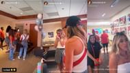 Snapshot of Brittany's reactions